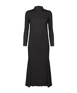 Ole! High-Neck A-Line Midi Dress