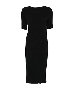 Pleated Midi Dress