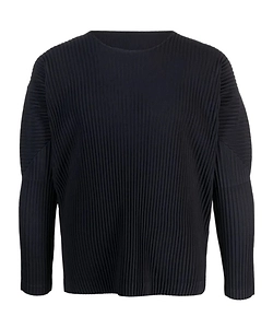 Homme Plissé Issey Miyake Crewneck Pleated T-Shirt