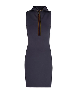K-Way Short Sleeve Hooded Mini Dress