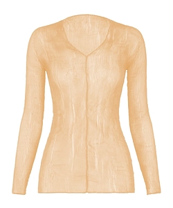 V-Neck Ruffled T-Shirt