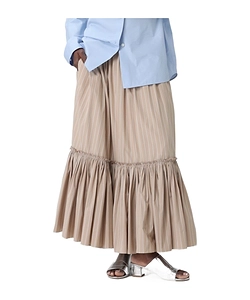 Jil Sander Lightweight Striped Skirt