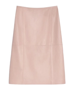 Jil Sander Midi Leather Skirt