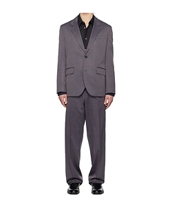 Stretch Wool Blend Suit