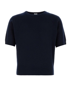 Jil Sander Short Sleeve Knitted Sweater