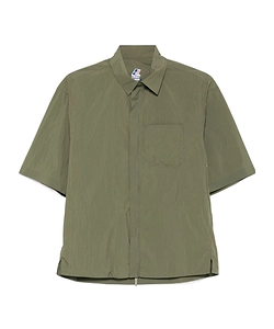 Zippered Short Sleeve Shirt