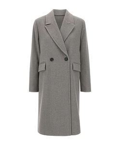 Kaos Double-Breasted Straight Coat