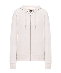 Tonal Logo Zip-Up Hoodie
