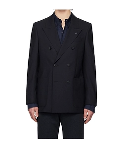 Wool Long-Sleeved Suit Jacket