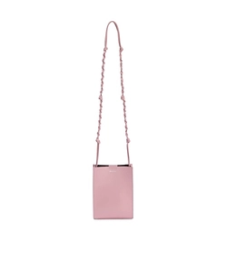 Jil Sander Tangle Small Logo Embossed Crossbody Bag