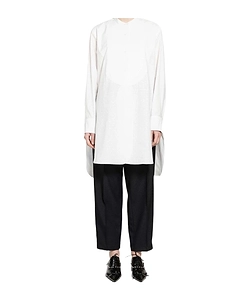 Jil Sander Buttoned Curved Hem Shirt
