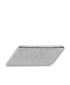 Kara Embellished Box-Shaped Chain-Linked Shoulder Bag