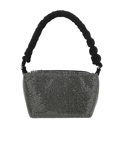 Kara Embellished Zipped Shoulder Bag