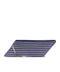 Kara Embellished Parallelogram Clutch Bag