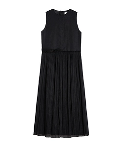 Jil Sander Muslin Pleated Dress