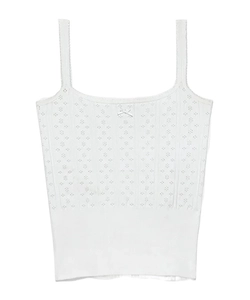 Jw Anderson Knitted Pointelle Cami Top