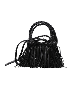Braided Fringe Tote Bag
