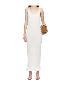 Ruffled Detail Maxi Dress