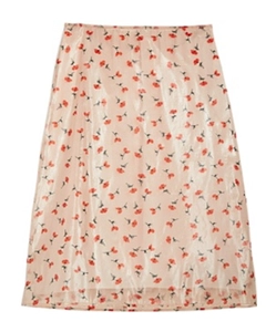 Jil Sander Floral A-Line Skirt