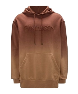 Jw Anderson Logo Embroidered Drawstring Hoodie