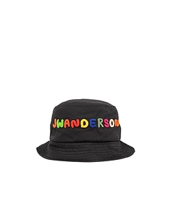 Jw Anderson Logo Embroidered Bucket Hat