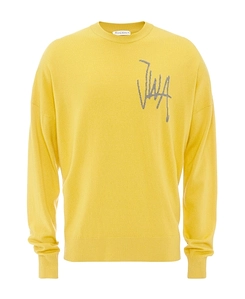 Jw Anderson Logo Intarsia Knitted Sweater