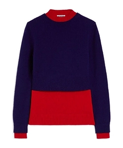 Jil Sander Crewneck Double-Layer Jumper