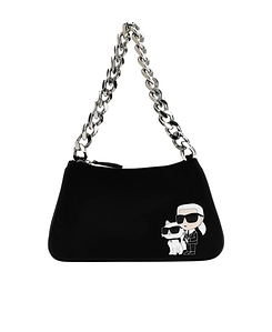 Karl Lagerfeld Ikonik 2.0 Zip-Up Shoulder Bag