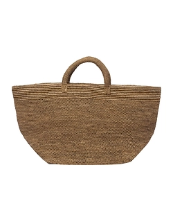 Ibeliv Vanilla Woven Top Handle Bag