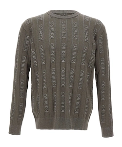 Iceberg All-Over Logo Knitted Sweater