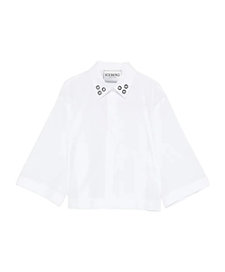 Eyelet-Detail Shirt