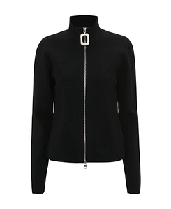 Jw Anderson Zip-Up Straight Hem Cardigan