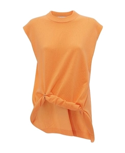 Knitted Ring-Detail Top