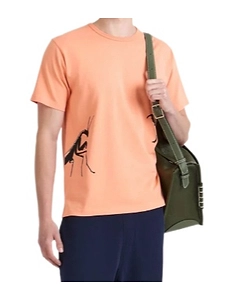 Jw Anderson Insect Printed Crewneck T-Shirt