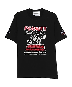 Peanuts-Embroidered T-Shirt