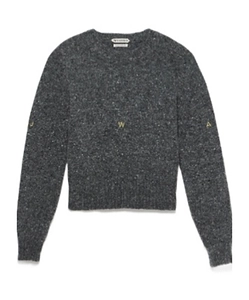 Jw Anderson Embroidered Crew Neck Knitted Sweater