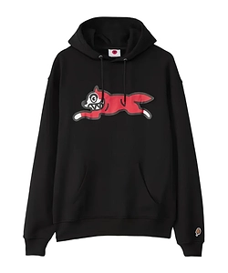 Icecream Running Dog Graphic Hoodie