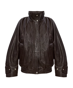 Long Sleeve Leather Jacket