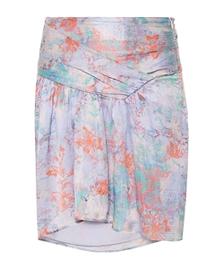 Printed Midi Skirt