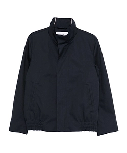 Elasticated-Hem Bomber Jacket