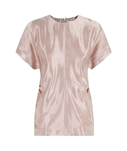 Loulou Studio Pero Short Sleeve Top