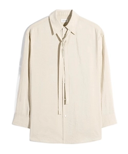 Lemaire Pleated Buttoned Shirt