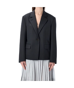 Low Classic Single-Breasted Tailored Blazer