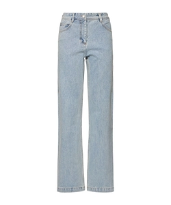 Straight Fit Mid Rise Denim Jeans
