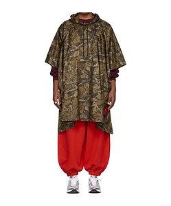 Camouflage Hooded Cape