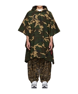 Camouflage Hooded Cape