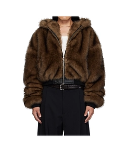 Yeti Outlaw Zippered Faux Fur Casual Jacket