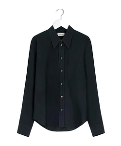 Lemaire Pointed Collar Poplin Shirt