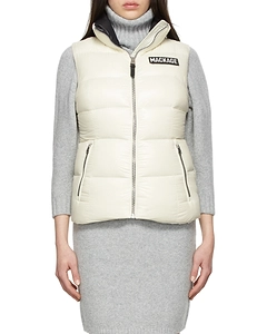 Logo Quilted Down Vest