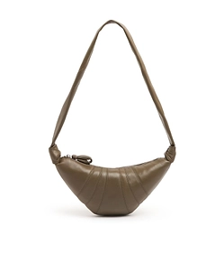 Small Croissant Soft Nappa Shoulder Bag